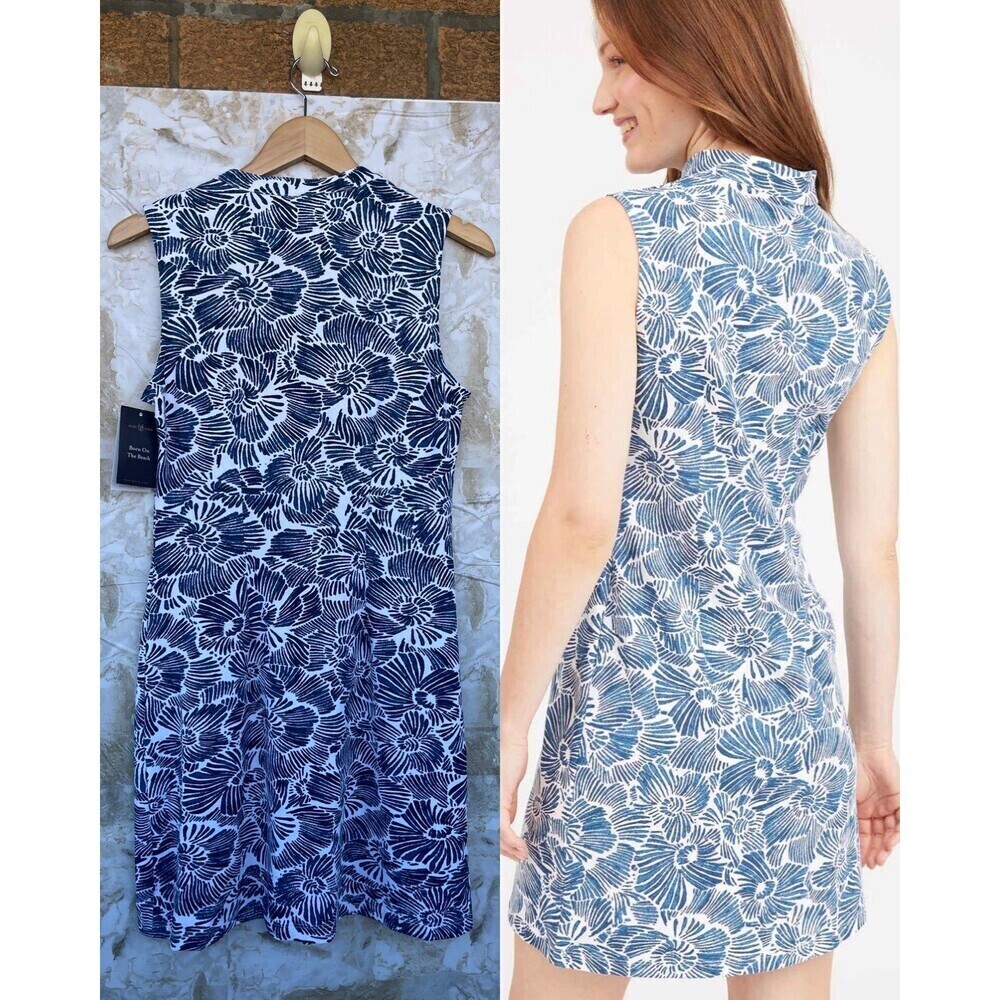 MAHI GOLD Sleeveless Tunic Dress Secret Garden in Monomoy size small - Picture 3 of 8